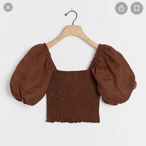ISO faithfull smocked brown crop top (also sold by Anthropologie)
